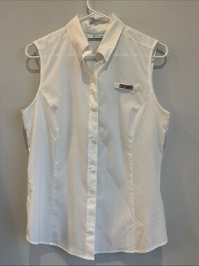 Columbia PFG button down tank. M